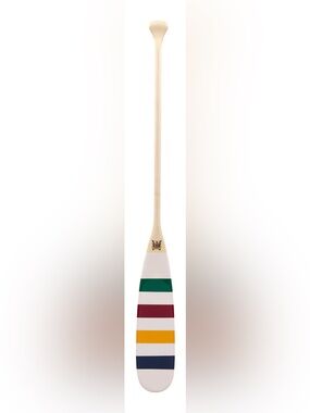HBC STRIPES - Hudson’s Bay Stripes Wood Canoe Paddle **BRAND NEW**